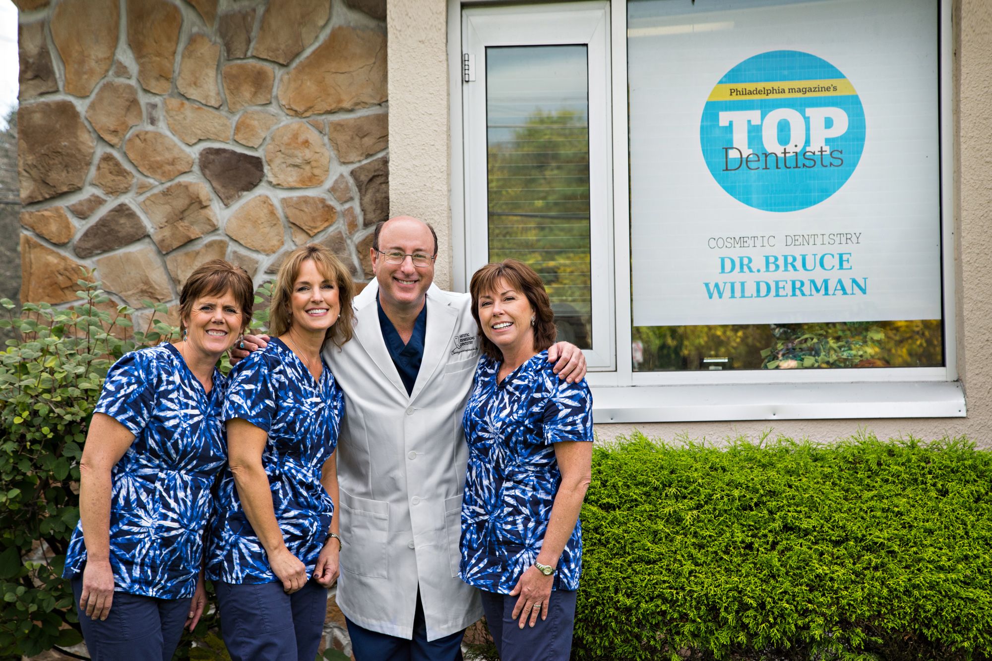 Bucks County dentist office staff